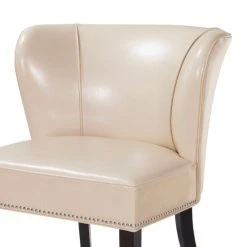 Promo 💯 Madison Park Sheldon Concave Back Armless Chair--Ivory 🥰 -Madison Park Sales unnamed file 5559
