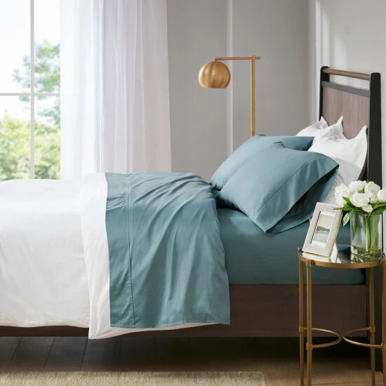 New π Madison Park 500TC Egyptian Cotton Anti-Microbial Sheet Set Ivory π€© 10 New π Madison Park 500TC Egyptian Cotton Anti-Microbial Sheet Set Ivory π€© - Image 8