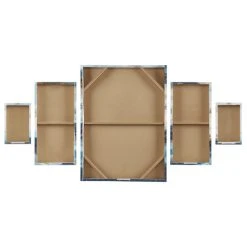 Hot Sale ⌛ Madison Park Midnight Tide Blue Oversized Gel 🧥 Coat 5-piece Canvas Set 😍 -Madison Park Sales unnamed file 5642