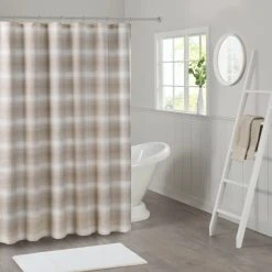 Deals 🛒 Madison Park Esker Ombre Waffle Weave Shower Curtain Grey 🛒 -Madison Park Sales unnamed file 5779