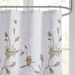 Best Sale 🌟 Madison Park Sylvan Floral Printed Burnout Shower Curtain Aqua 😀 -Madison Park Sales unnamed file 5806