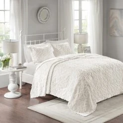 Buy ❤️ Madison Park Sarah Tufted Cotton Chenille Bedspread Set Taupe 😍 -Madison Park Sales unnamed file 582