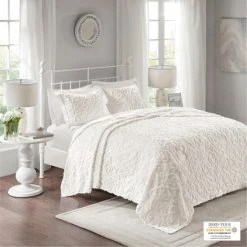 Buy ❤️ Madison Park Sarah Tufted Cotton Chenille Bedspread Set Taupe 😍 -Madison Park Sales unnamed file 583