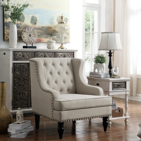 Cheapest π Madison Park Jewel Tufted Wingback Upholstered Club Chair Grey π 3 Cheapest π Madison Park Jewel Tufted Wingback Upholstered Club Chair Grey π
