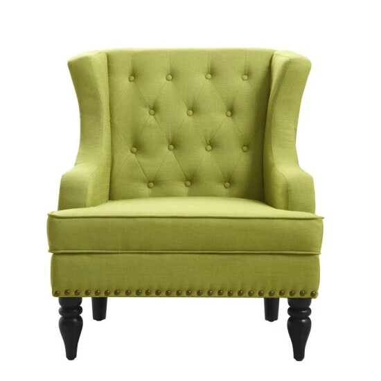 Cheapest π Madison Park Jewel Tufted Wingback Upholstered Club Chair Grey π 8 Cheapest π Madison Park Jewel Tufted Wingback Upholstered Club Chair Grey π - Image 6