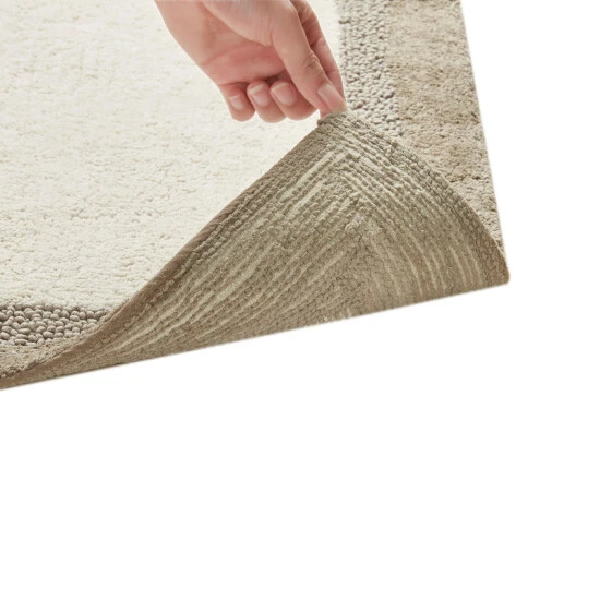 Buy π Madison Park Eastridge Taupe Cotton Bath Rug βοΈ 7 Buy π Madison Park Eastridge Taupe Cotton Bath Rug βοΈ - Image 5