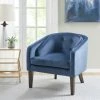 Best Pirce 👏 Madison Park Cora Blue Upholstered Tufted Mid-Century Accent Chair 👏 -Madison Park Sales unnamed file 5926