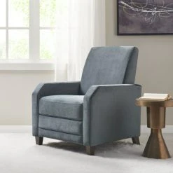 Outlet β Madison Park Orion Gray Upholstered Recliner π