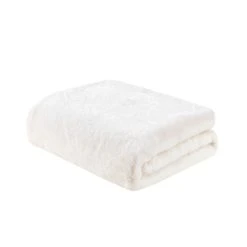 Best Pirce 🌟 Madison Park Sienna Solid Premium Faux Fur Throw Ivory 💯 -Madison Park Sales unnamed file 5994