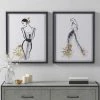 Coupon 👏 Madison Park Posh Postures Foiled Single Mat Framed Wall Art 2 Piece Set 😉 -Madison Park Sales unnamed file 5997