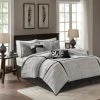 Promo 🥰 Madison Park Meyers Grey 7-piece Solid Casual Pattern Comforter Set 🛒 -Madison Park Sales unnamed file 601