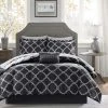 Buy ✨ Madison Park Essentials Alameda Black Reversible Complete Comforter Set With Cotton Bed Sheets 🔥 -Madison Park Sales unnamed file 6035