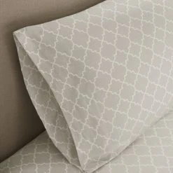 Buy 💯 Madison Park Essentials Diablo Taupe Reversible Complete Comforter Set With Cotton Bed Sheets ⌛ -Madison Park Sales unnamed file 6058