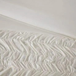 Outlet 🎁 Madison Park Emma Cotton Duvet Cover Set White 😉 -Madison Park Sales unnamed file 6072