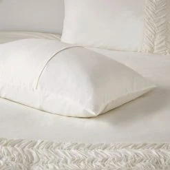 Outlet 🎁 Madison Park Emma Cotton Duvet Cover Set White 😉 -Madison Park Sales unnamed file 6073