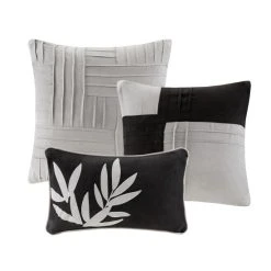 Promo 🥰 Madison Park Meyers Grey 7-piece Solid Casual Pattern Comforter Set 🛒 -Madison Park Sales unnamed file 608