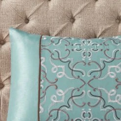 Cheapest 🥰 Madison Park Essentials Katarina Seafoam 24-piece Room In A Bag With Window Panel And Sheet Set 😍 -Madison Park Sales unnamed file 6091