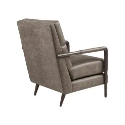 Coupon 👏 Madison Park Bennett Faux Leather Channel Accent Armchair 👍 -Madison Park Sales unnamed file 6104