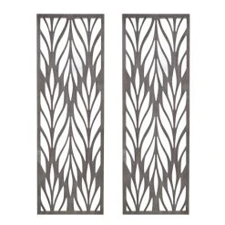 Hot Sale ⌛ Madison Park Florian Reclaimed Grey Carved Wall Panel Decor 2 Piece Set ✔️ -Madison Park Sales unnamed file 6152