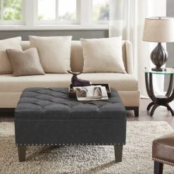 Cheapest 🧨 Madison Park Alice Tufted Square Cocktail Ottoman Brown 🛒 -Madison Park Sales unnamed file 637