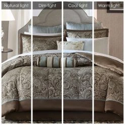 Cheapest ✔️ Madison Park Whitman Blue/ Brown Complete Comforter And Cotton Sheet Set 🧨 -Madison Park Sales unnamed file 651