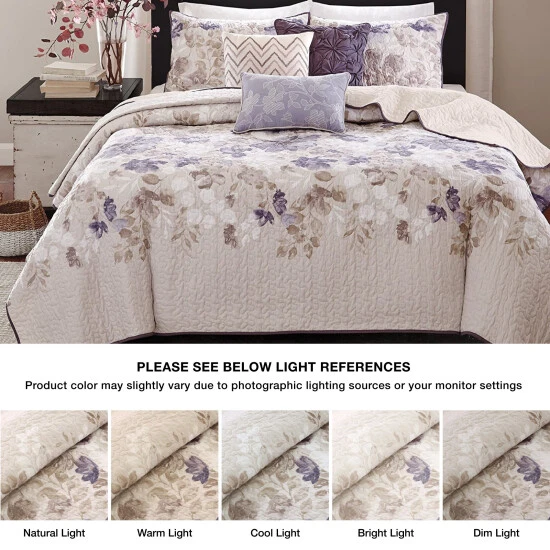 Brand new π Madison Park Piper Reversible 6-piece Coverlet Set Blue π₯ 5 Brand new π Madison Park Piper Reversible 6-piece Coverlet Set Blue π₯ - Image 3