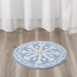 Promo 😉 Madison Park Marrakesh Medallion Cotton Tufted Bath Rug Blue 🤩 -Madison Park Sales unnamed file 793