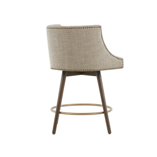 Brand new π Madison Park Quarry Swivel Counter Stool Beige Multi 𧨠5 Brand new π Madison Park Quarry Swivel Counter Stool Beige Multi 𧨠- Image 3