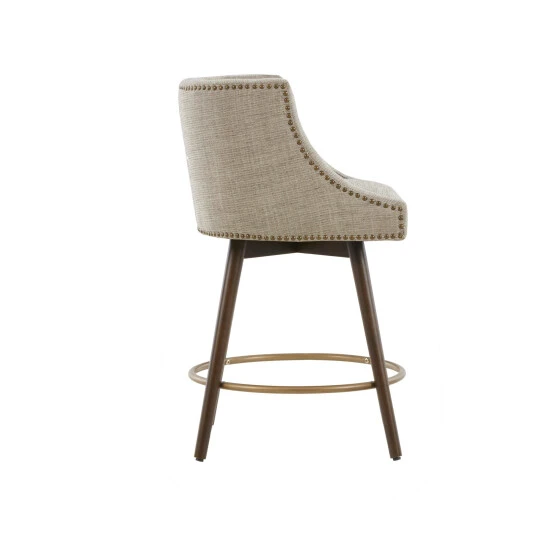 Brand new π Madison Park Quarry Swivel Counter Stool Beige Multi 𧨠6 Brand new π Madison Park Quarry Swivel Counter Stool Beige Multi 𧨠- Image 4