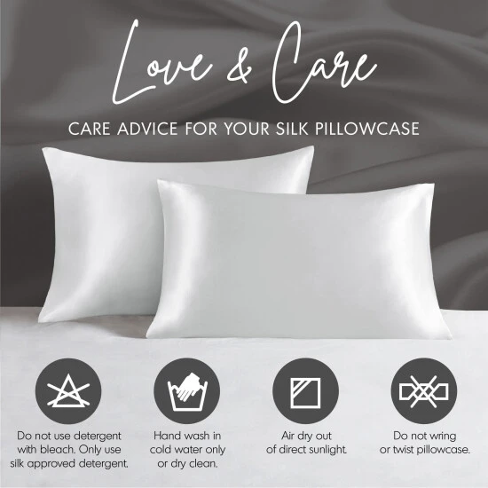 Buy π Madison Park Silk 100% Mulberry Single Pillowcase Pink π 7 Buy π Madison Park Silk 100% Mulberry Single Pillowcase Pink π - Image 5